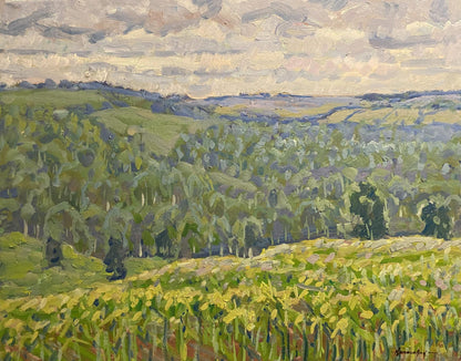 Oil painting Spring spaces Georgy Kolosovsky