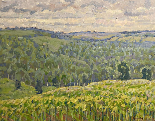 Oil painting Spring spaces Georgy Kolosovsky