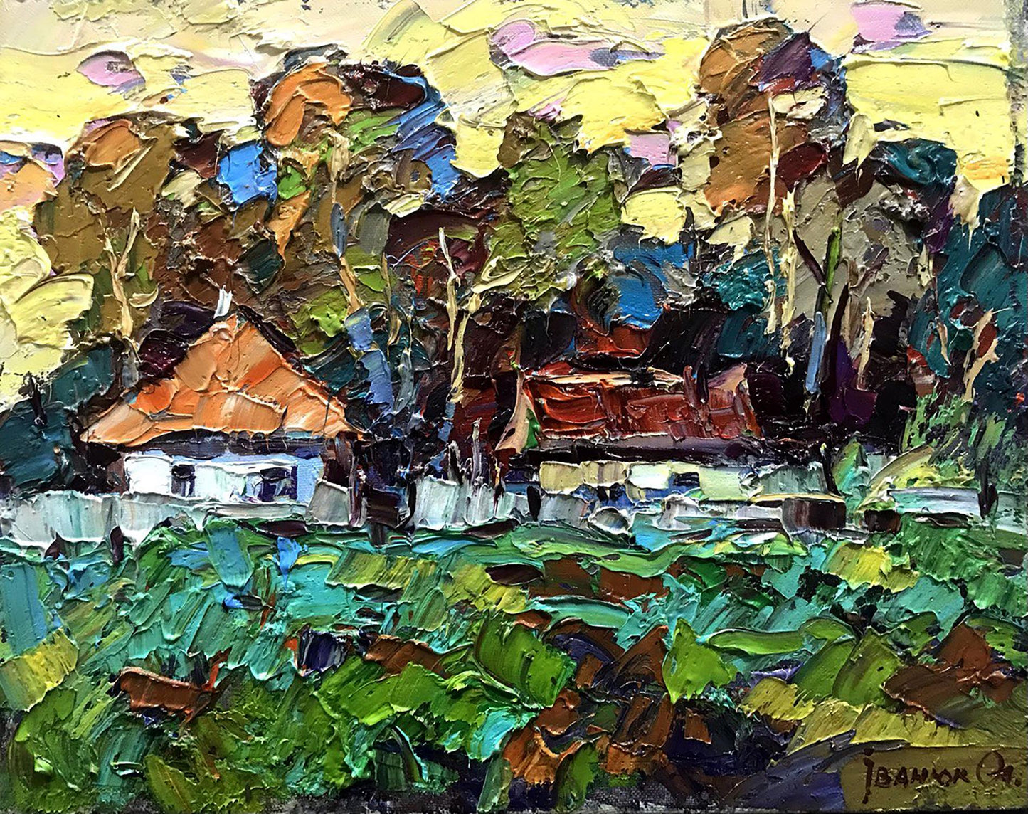 Oil painting Beginning of autumn Ivanyuk Alex