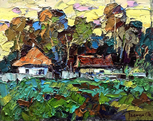 Oil painting Beginning of autumn Ivanyuk Alex