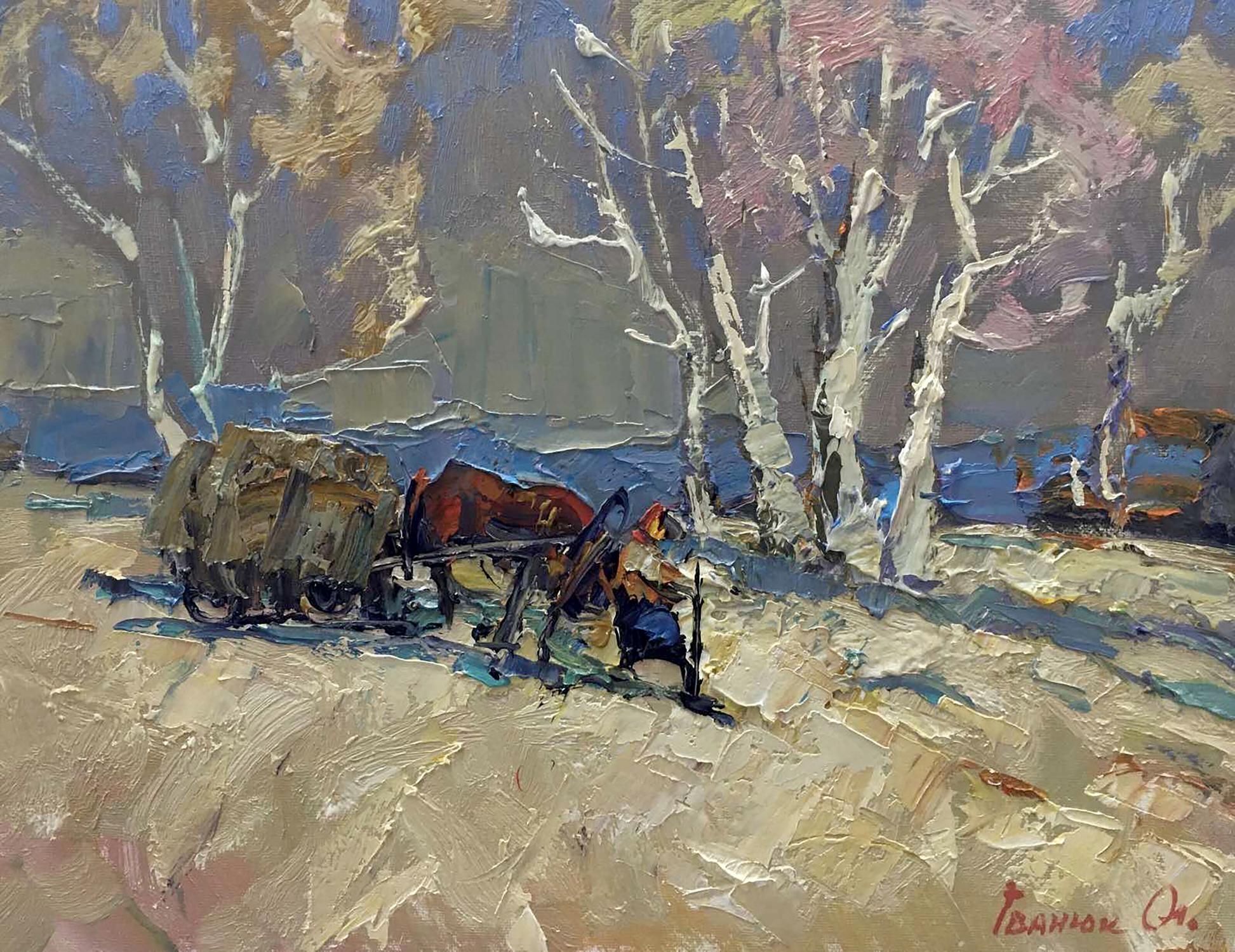 Oil painting Autumn day Ivanyuk Alex