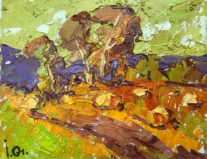 Oil painting Autumn gold Ivanyuk Alex
