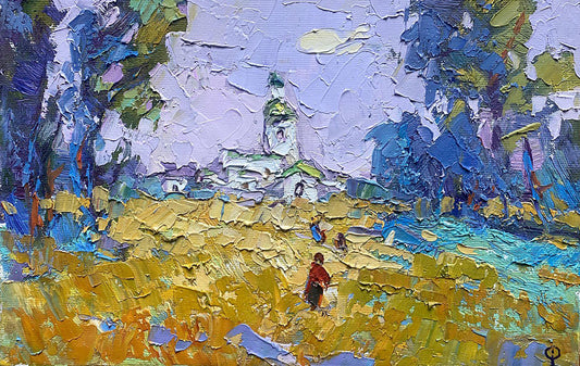 Oil painting Cathedral