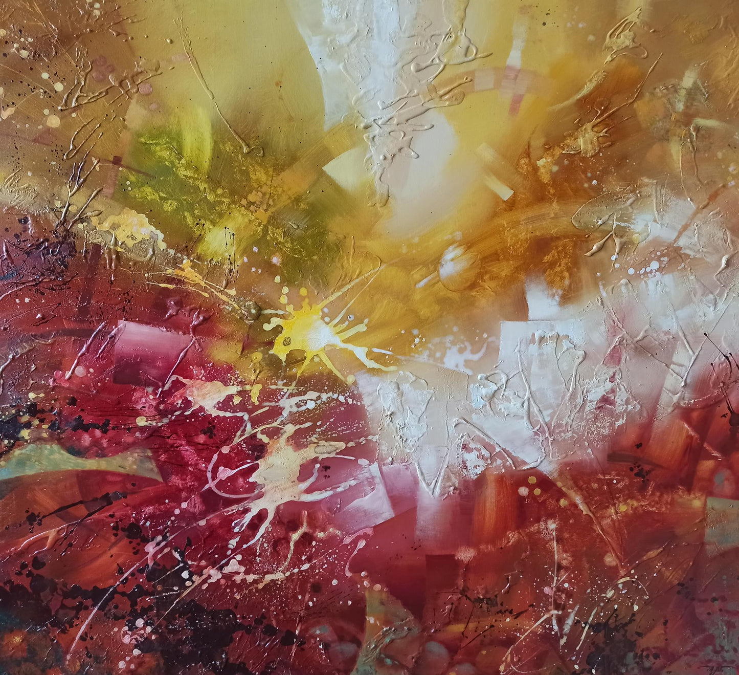 Abstract oil painting Awakening Anatoly Tarabanov