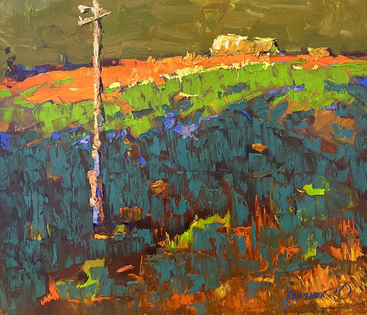Oil painting Evening