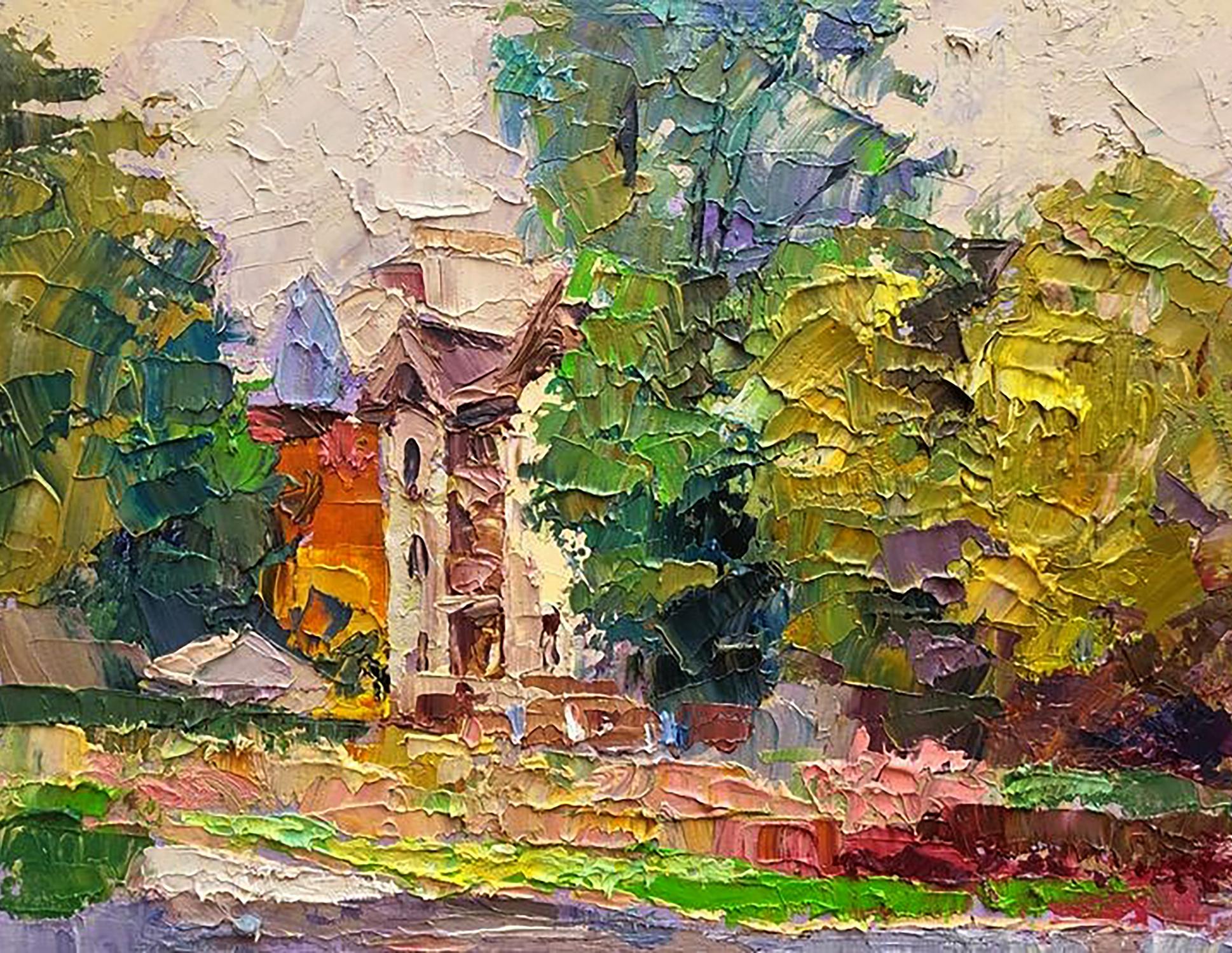 Oil painting Summer Truskavets Serdyuk Boris Petrovich