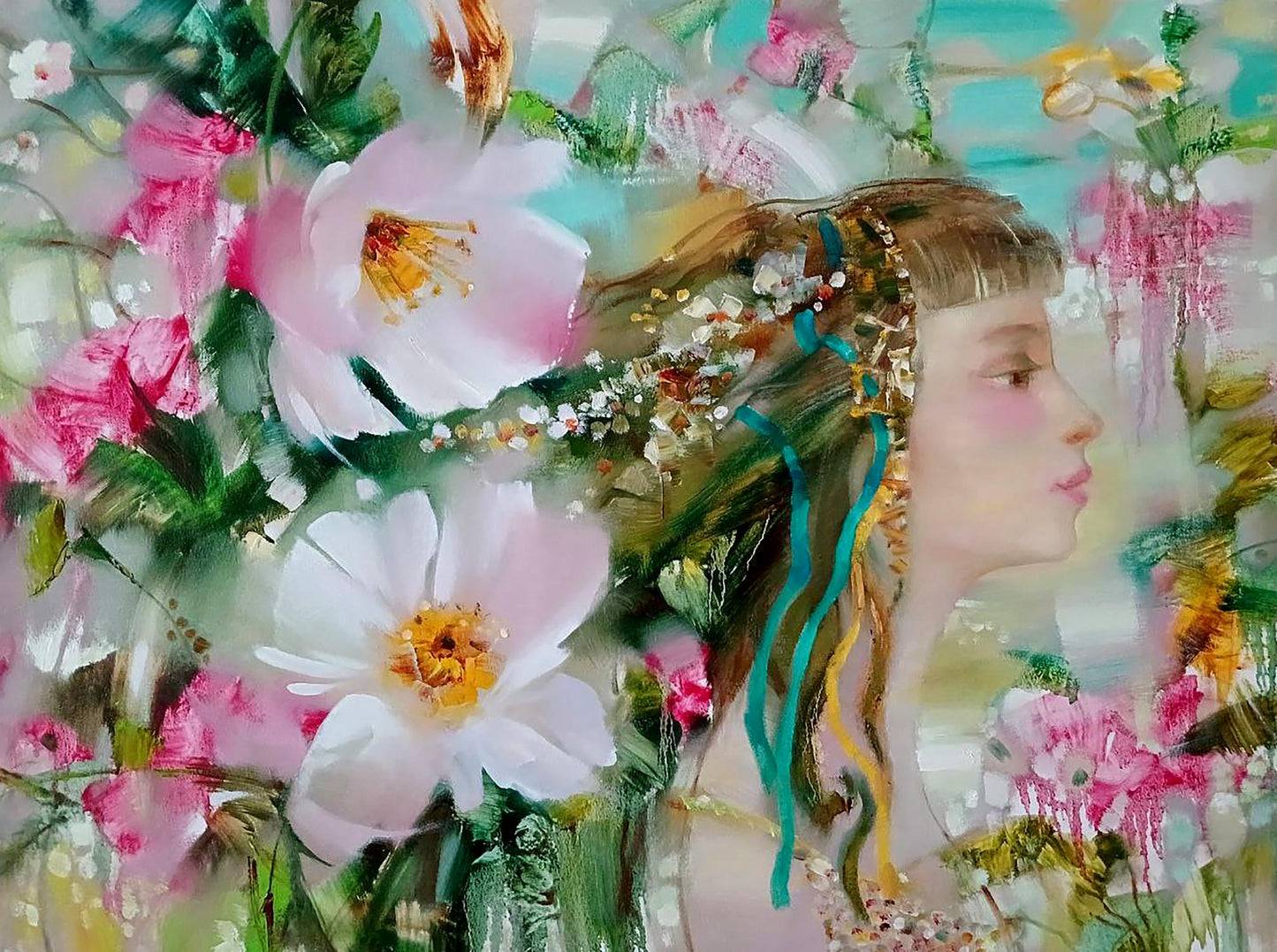 Abstract oil painting April Anatoly Tarabanov