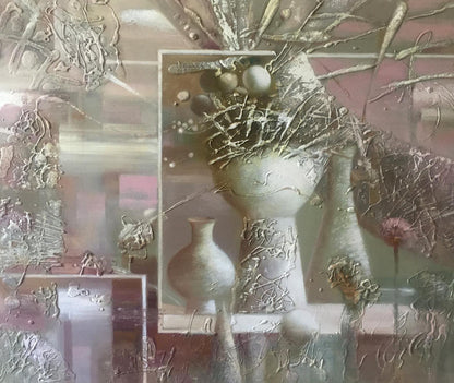 Abstract oil painting Still life Anatoly Borisovich Tarabanov