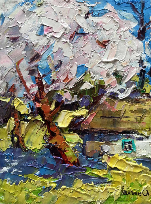 Oil painting Spring Ivanyuk Alex