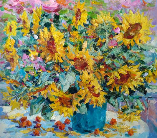 Oil painting Sunny still life Alexander Nikolaevich Cherednichenko