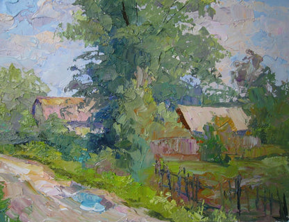 Oil painting Freshness. After the rain Serdyuk Boris Petrovich
