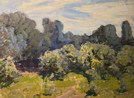 Oil painting Morning Georgy Kolosovsky