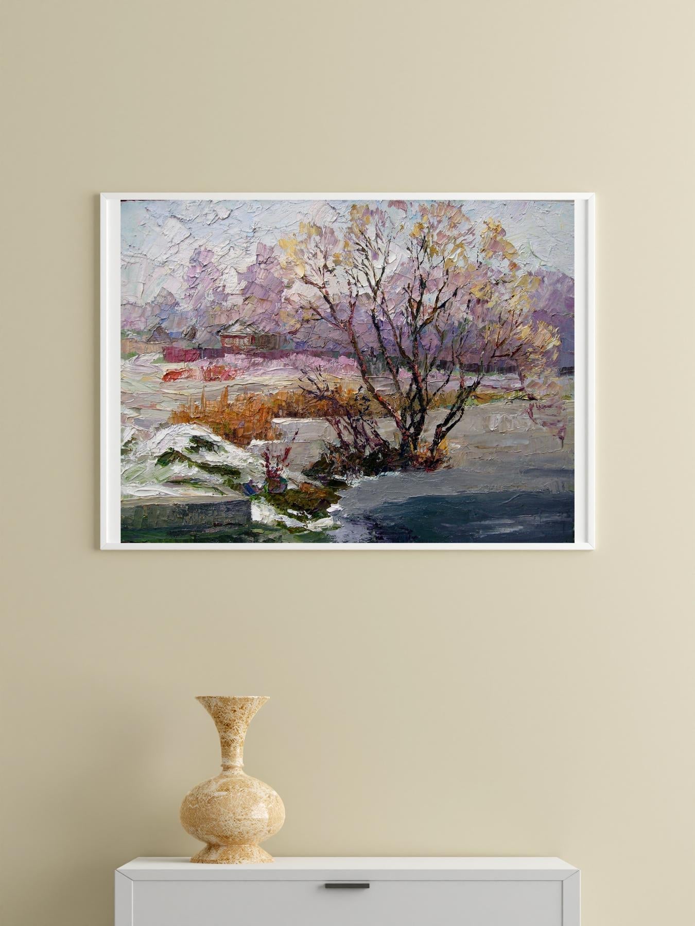 Oil painting Winter Crystal Serdyuk Boris Petrovich