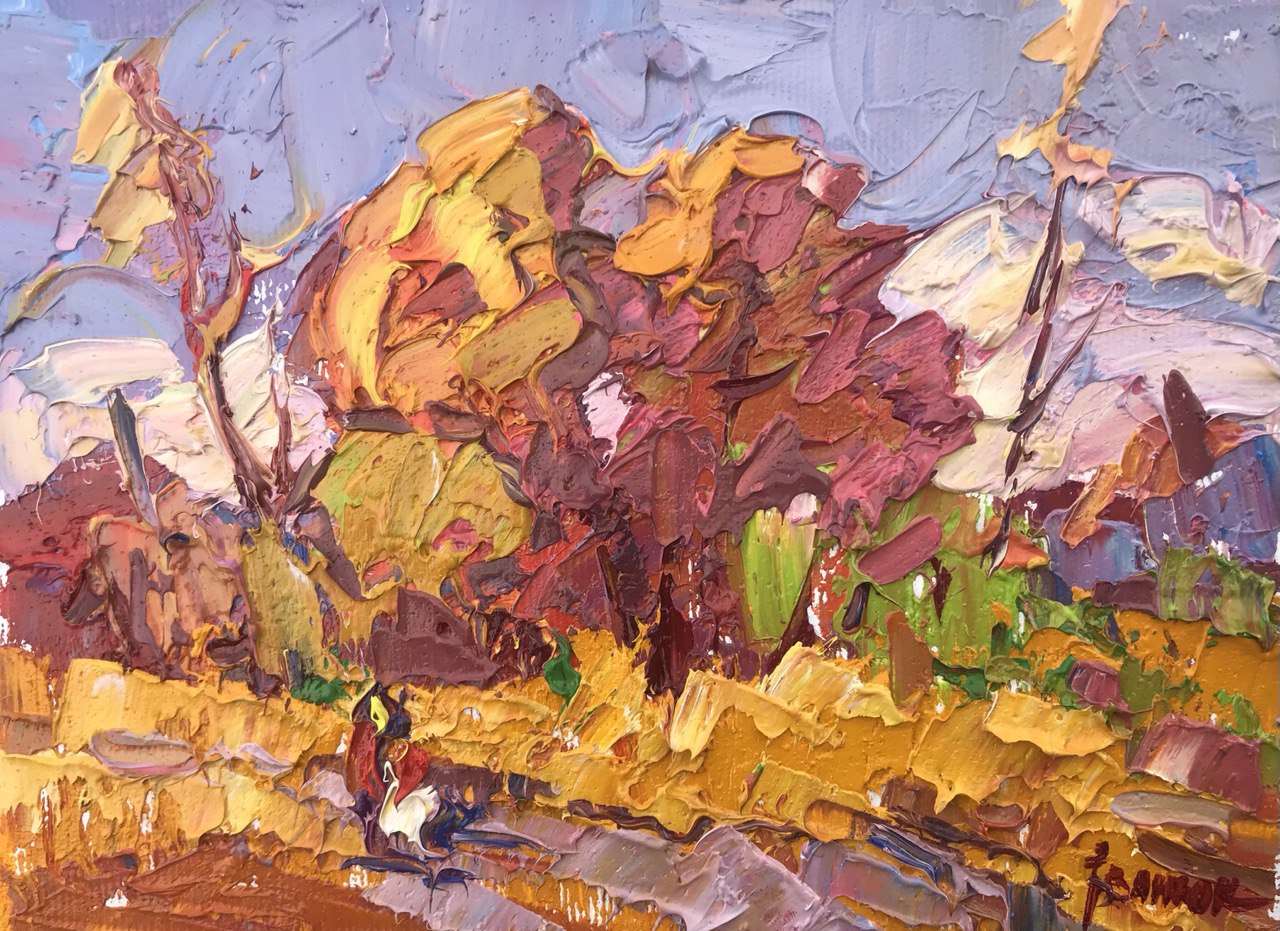 Oil painting Autumn Ivanyuk Alex