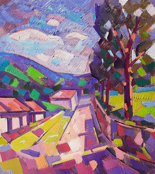 Oil painting Sunny day Peter Dobrev