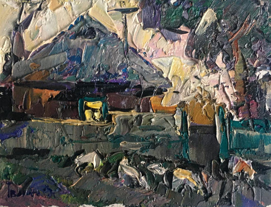 Oil painting After the rain Ivanyuk  Alex