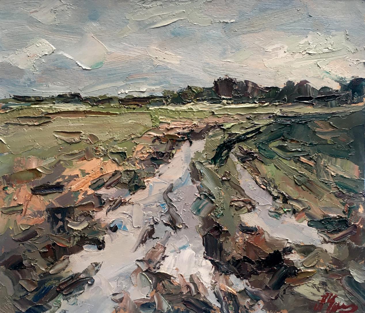 Oil painting After the rain Alexander Cherednichenko