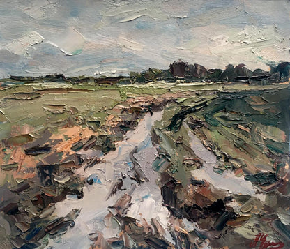 Oil painting After the rain Alexander Cherednichenko