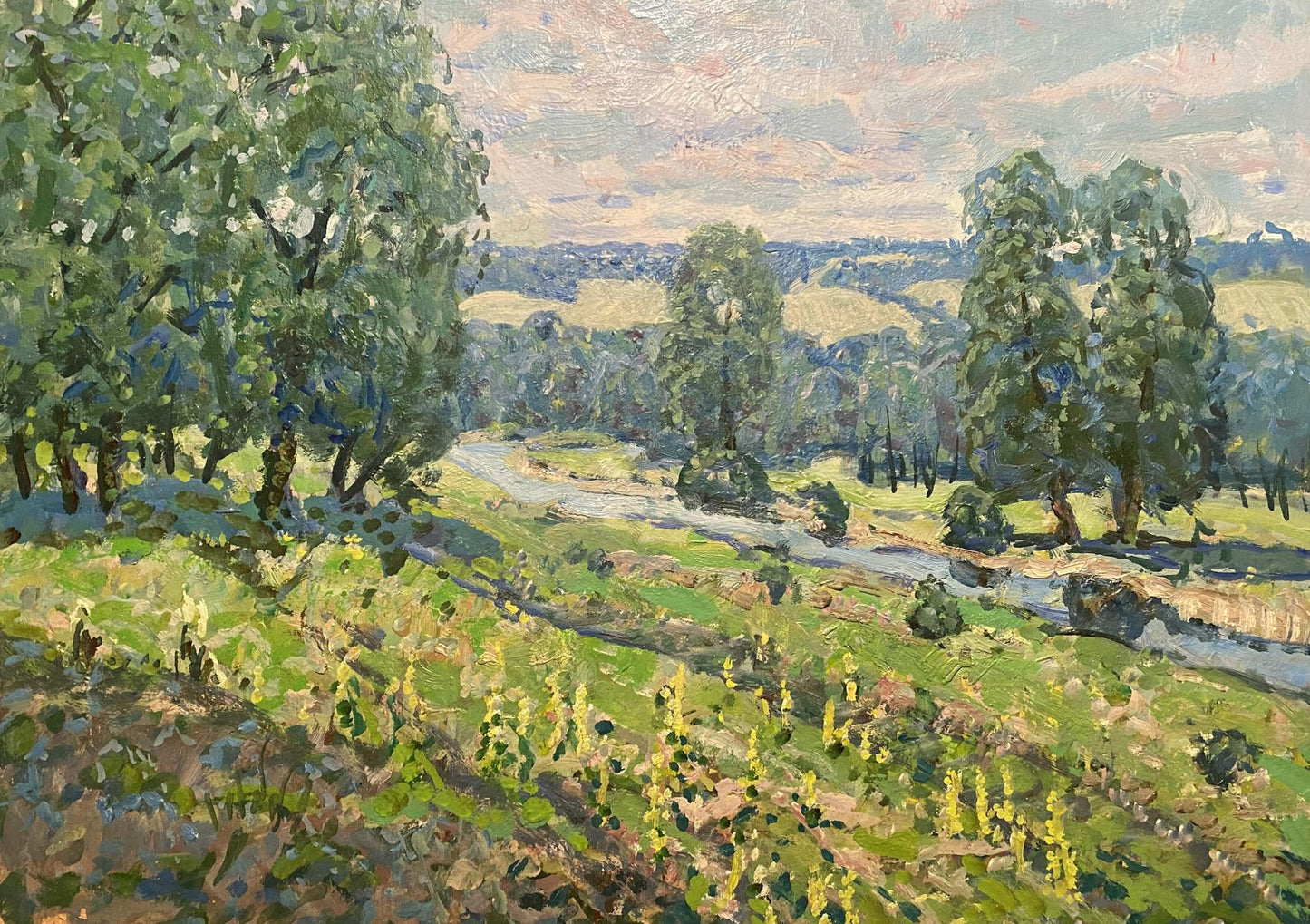 Oil painting Glade Georgy Kolosovsky