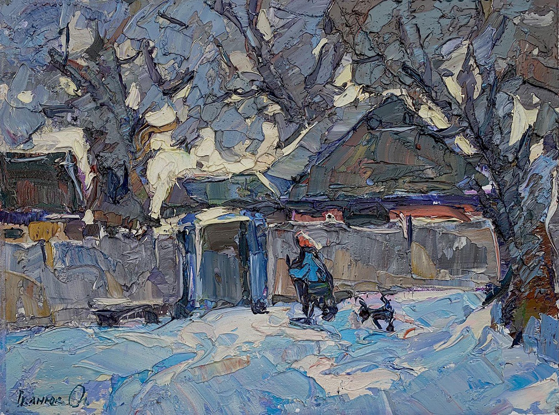 Oil painting Twilight Ivanyuk  Alex