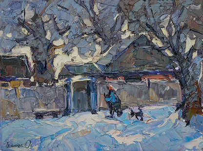 Oil painting Twilight Ivanyuk  Alex