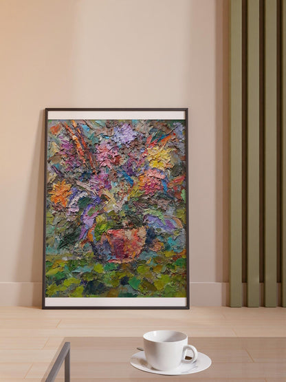 Oil painting Flower rhapsody Serdyuk Boris Petrovich