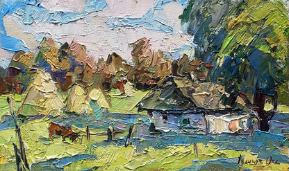 Oil painting Morning Ivanyuk Oksana