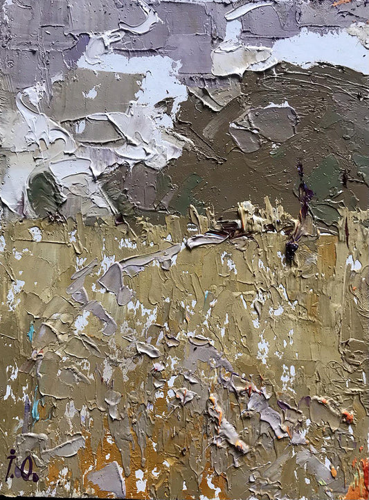 Oil painting Steppe Wind Ivanyuk Alex