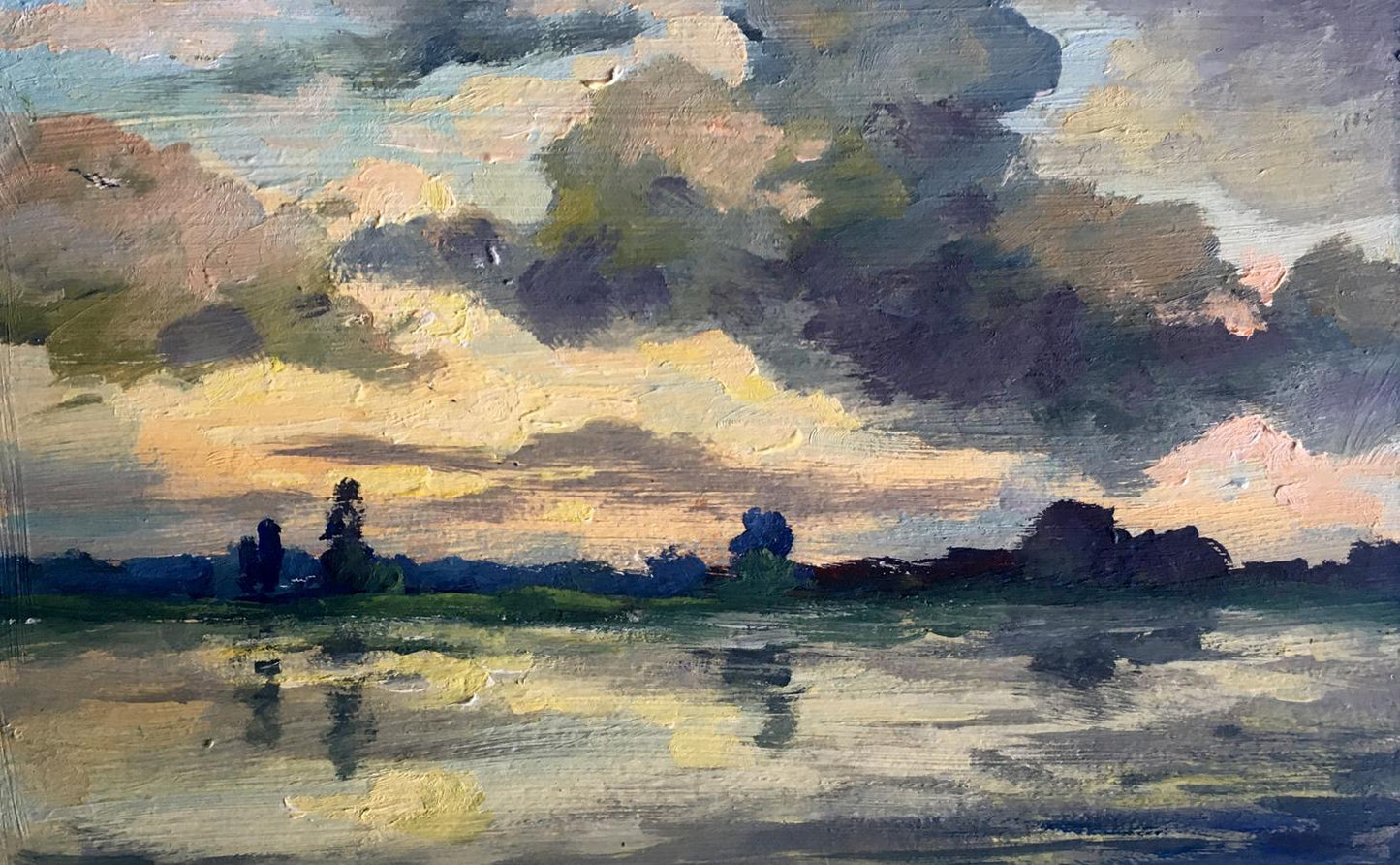 Oil painting Before the rain Svetlana Gramm