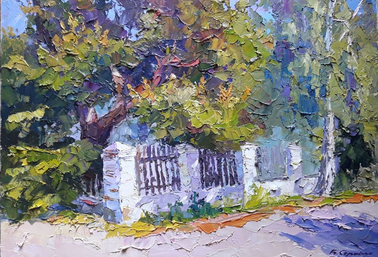 oil painting Sunny day Serdyuk Boris Petrovich