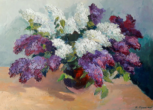 Oil painting Lilac Serdyuk Boris Petrovich №SERB 649