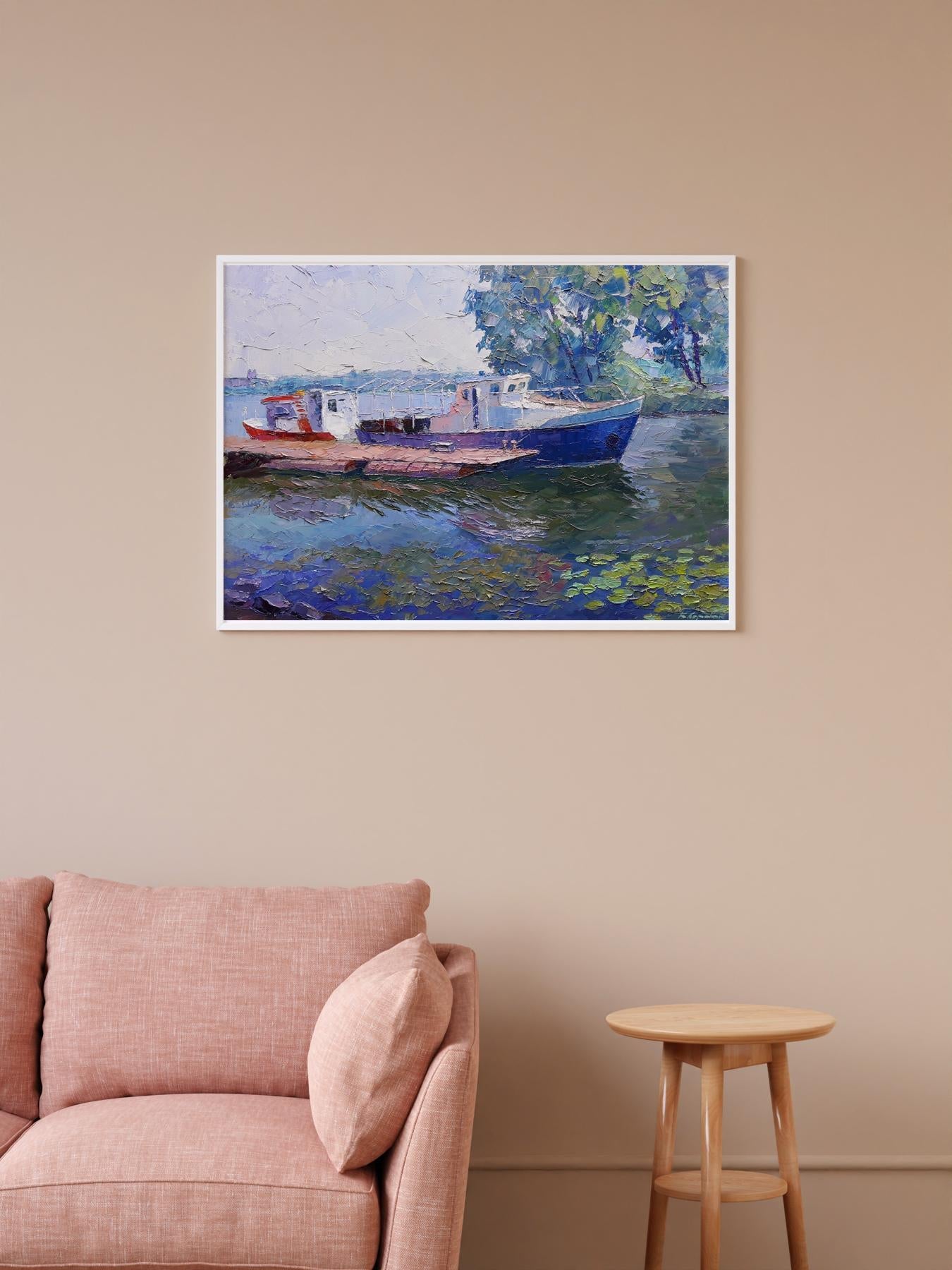 Oil painting Rescuers Serdyuk Boris Petrovich