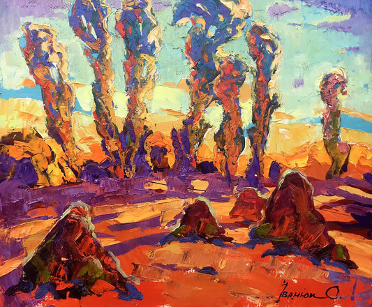 Oil painting In the evening Ivanyuk Alex