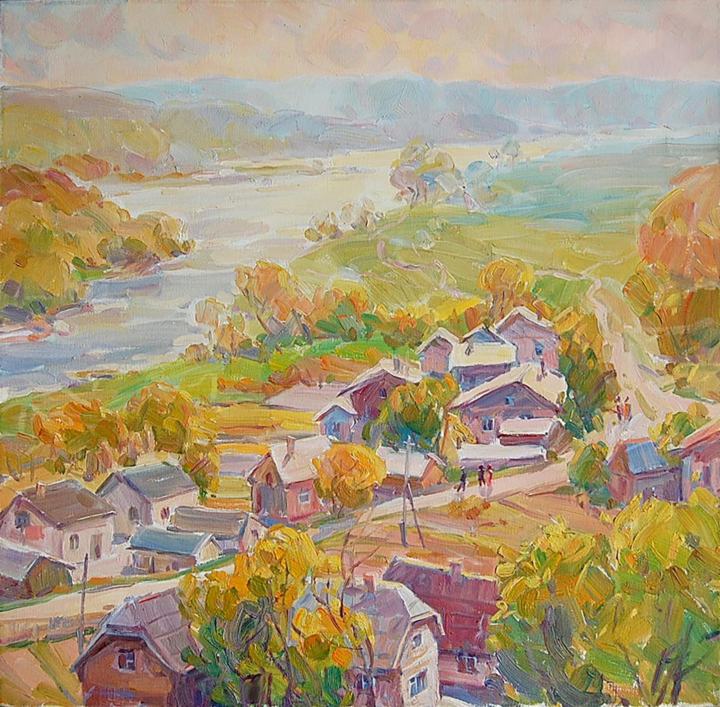 Oil painting Above the Dniester Artim Dmitry