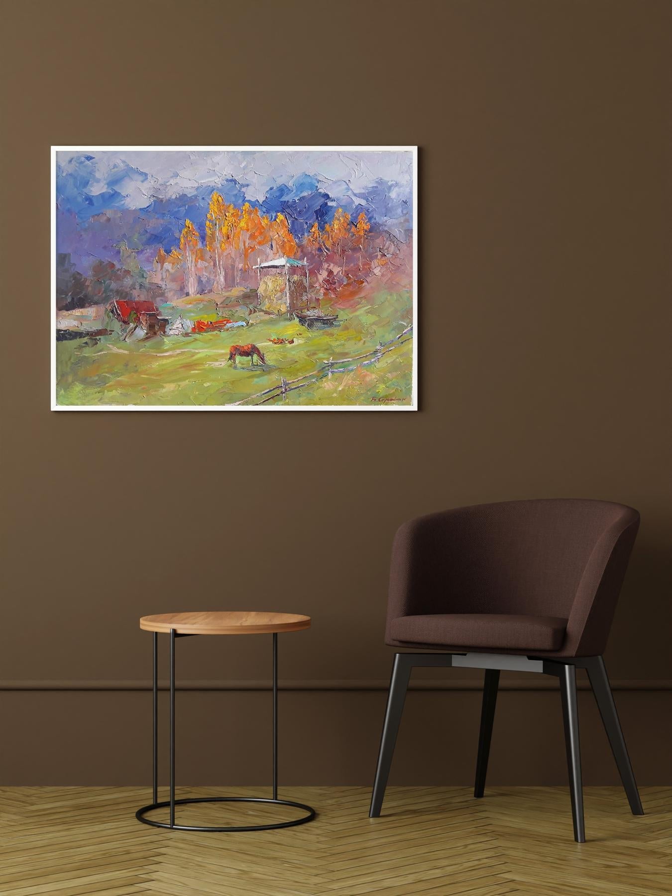 Oil painting Gilded Serdyuk Boris Petrovich