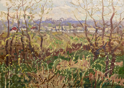 Oil painting Young days Georgy Kolosovsky