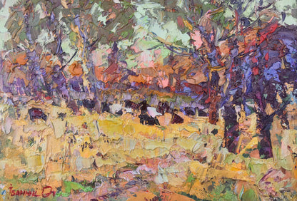 Oil painting on the edge of the forest Ivanyuk Alex