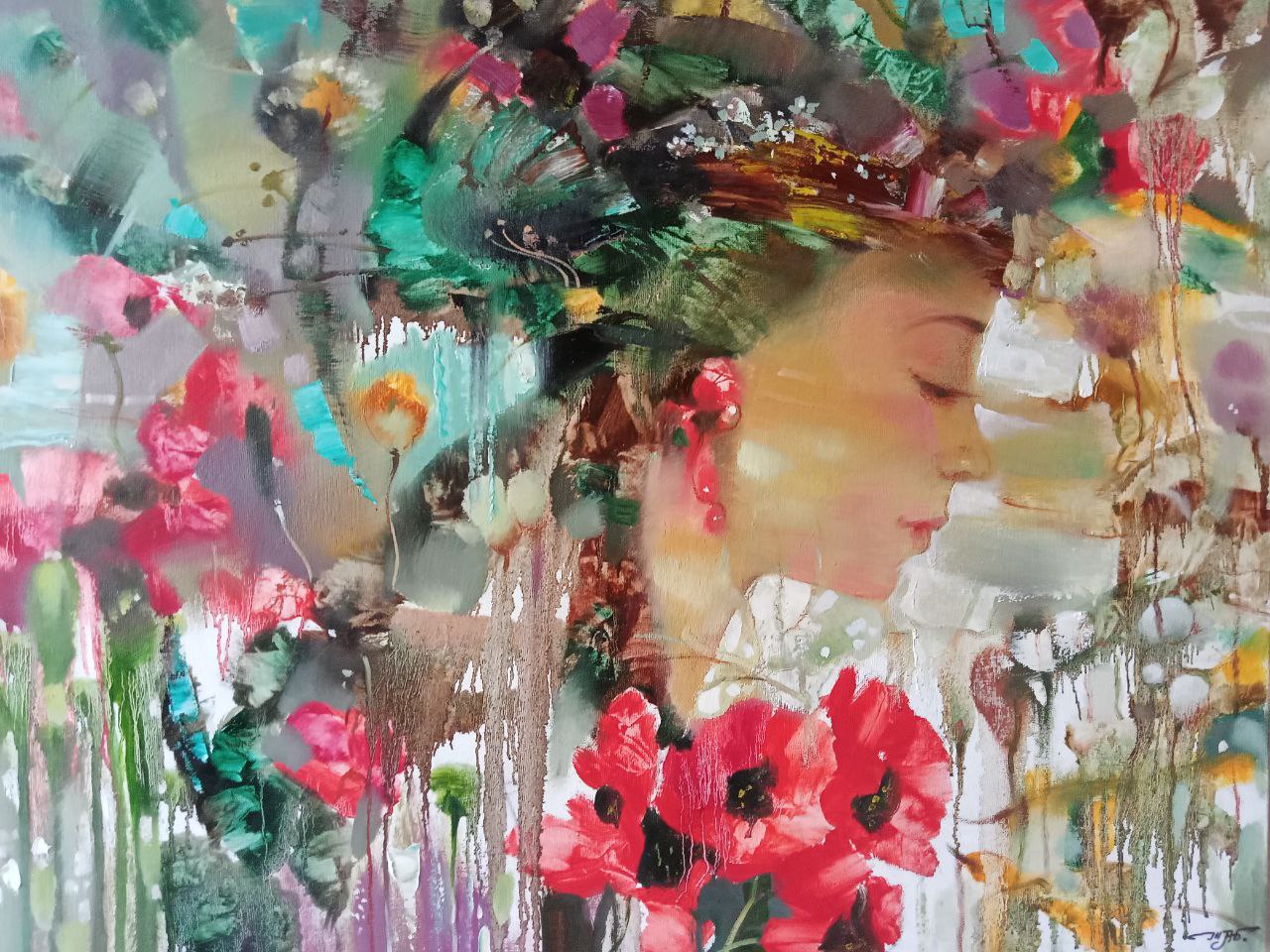 Oil painting Flora Anatoly Borisovich Tarabanov