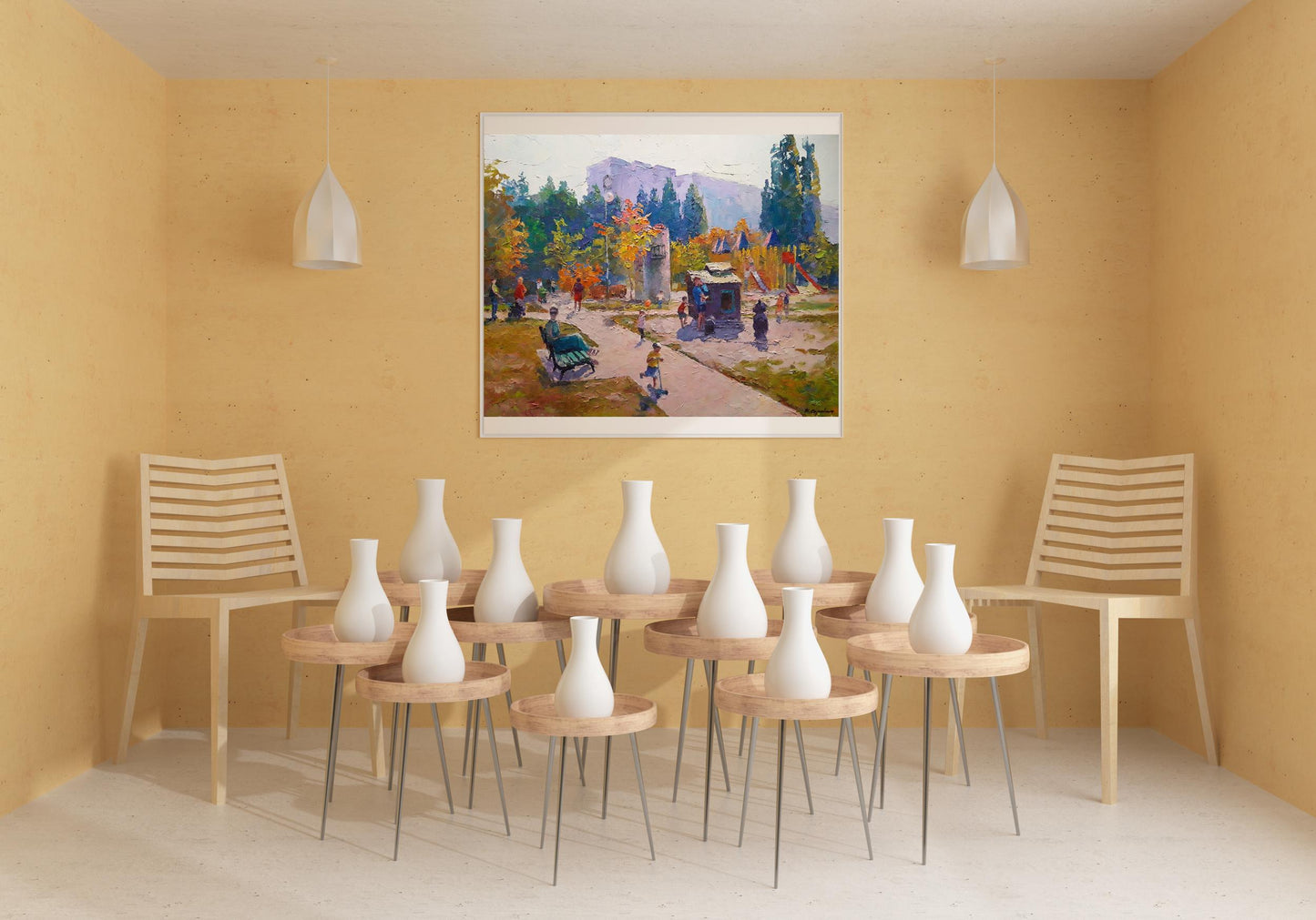 Oil painting Vacation Serdyuk Boris Petrovich