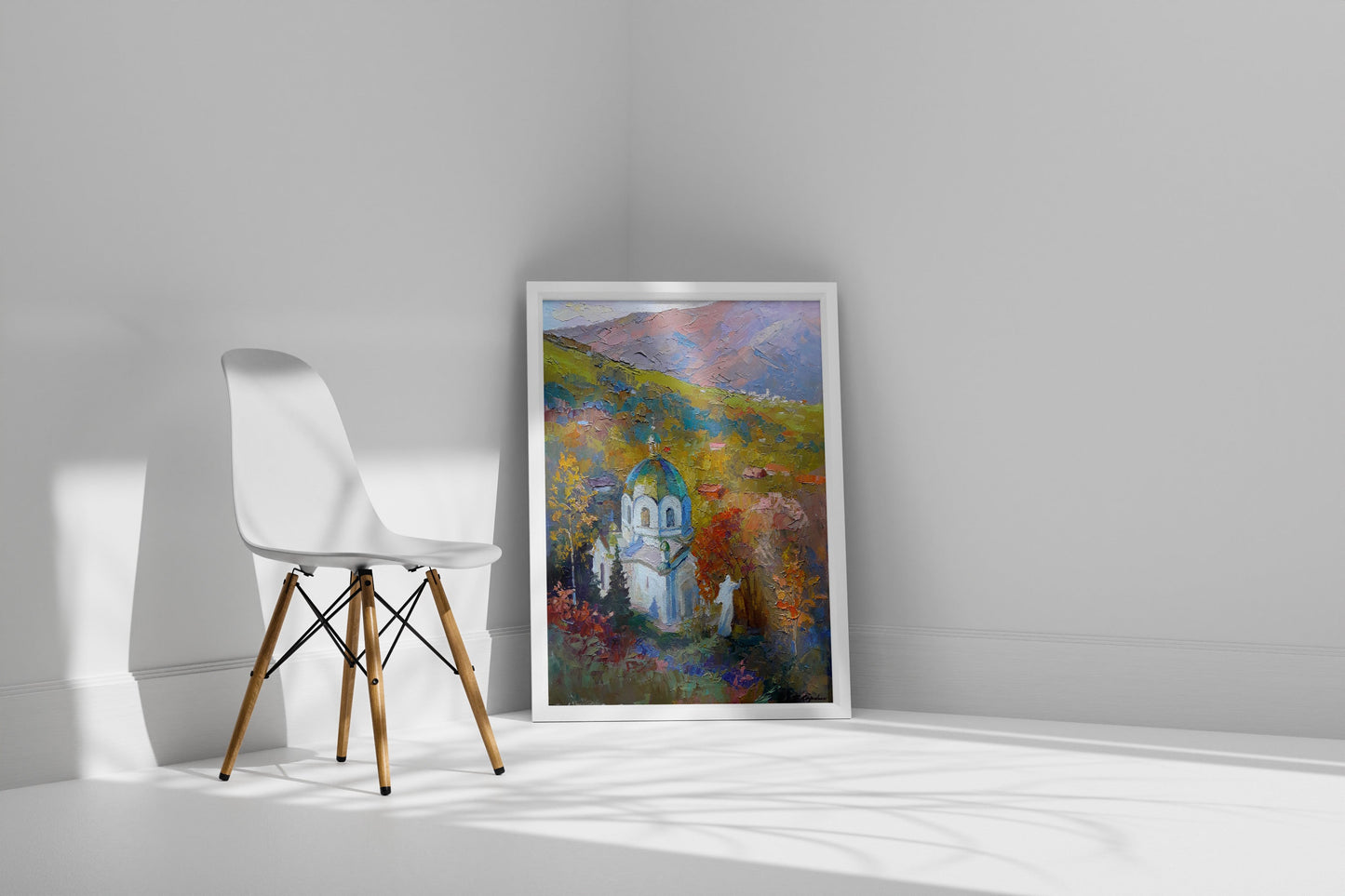 Oil painting Autumn in Slavsko Serdyuk Boris Petrovich