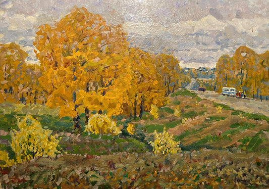 Oil painting Autumn Georgy Kolosovsky