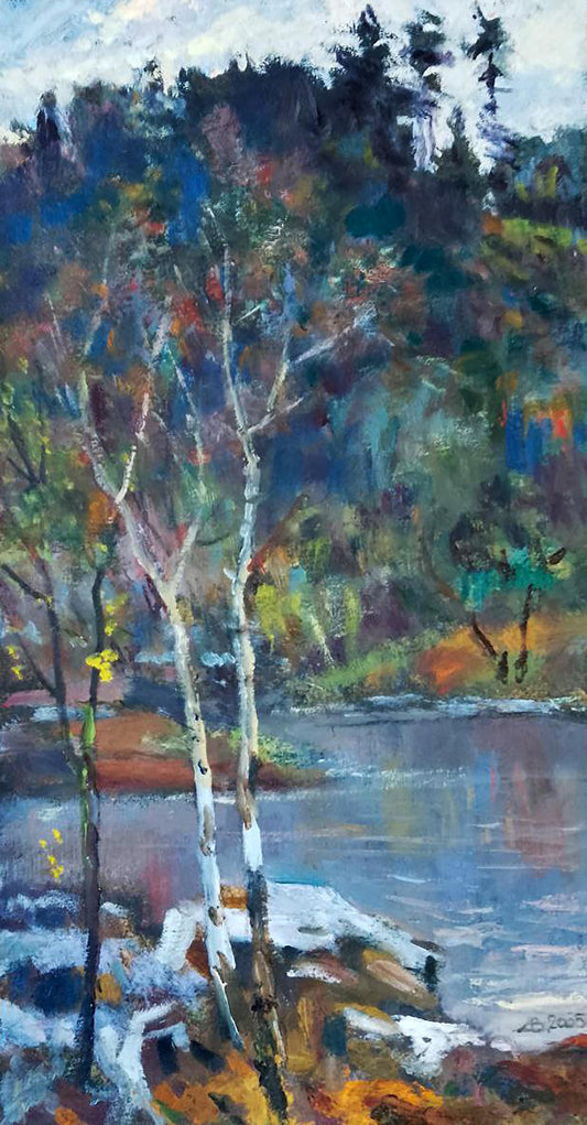 Oil painting Sounds of nature Anatolii Duhnevich