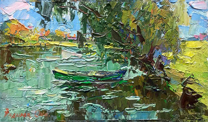 Oil painting Summer day Ivanyuk Oksana