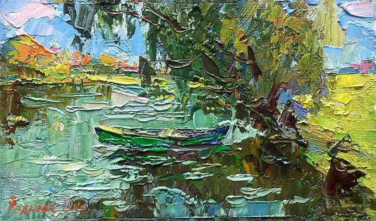 Oil painting Summer day Ivanyuk Oksana