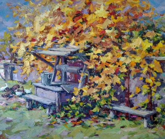 Oil painting Well Alexander Nikolaevich Cherednichenko