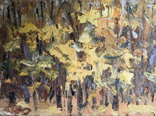 Oil painting Autumn forest Alexander Nikolaevich Cherednichenko