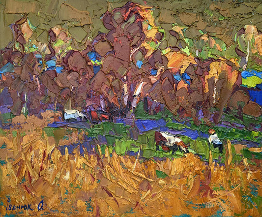 Oil painting Autumn colors Ivanyuk Alex