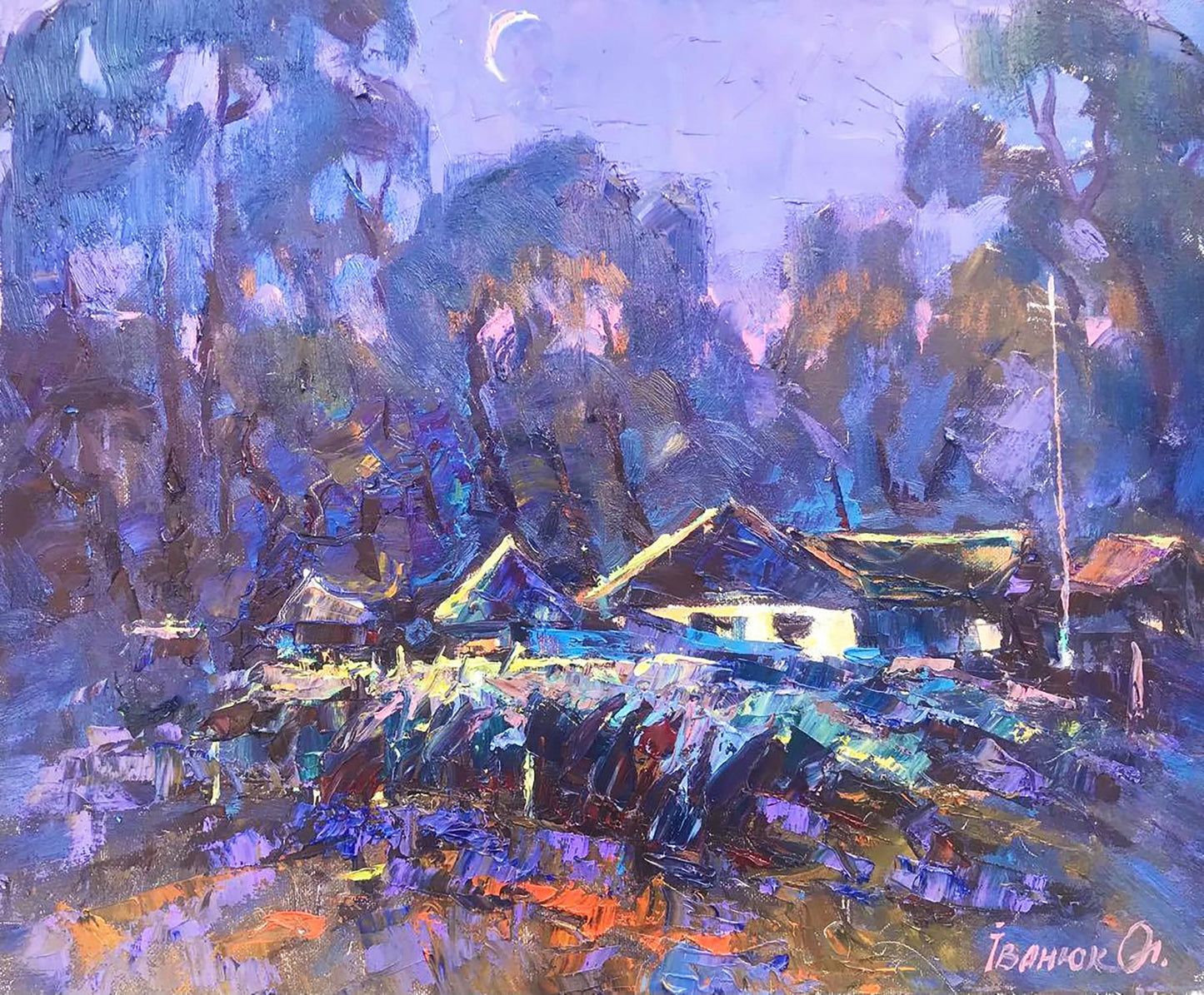 Oil painting At midnight Ivanyuk Alex