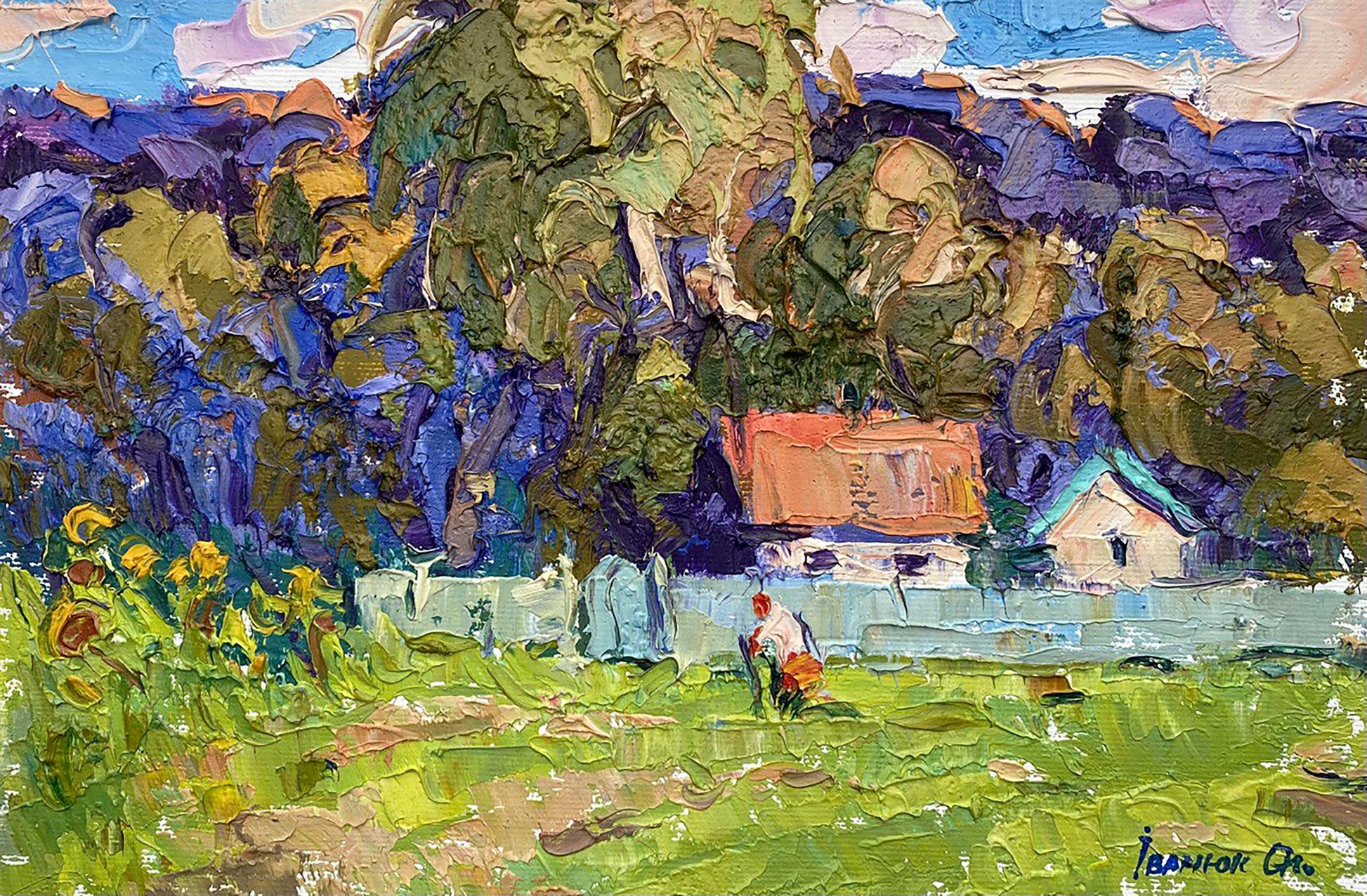 Oil painting Morning Ivanyuk Alex