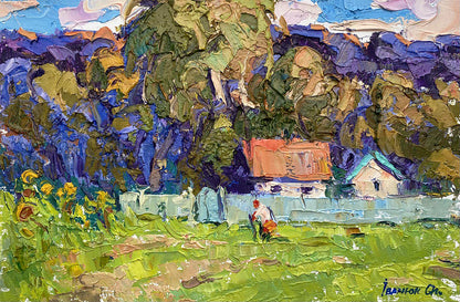 Oil painting Morning Ivanyuk Alex